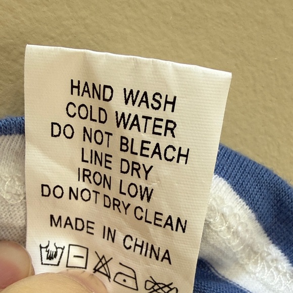 Promesa Navy and White Striped Tee - Picture 4 of 5